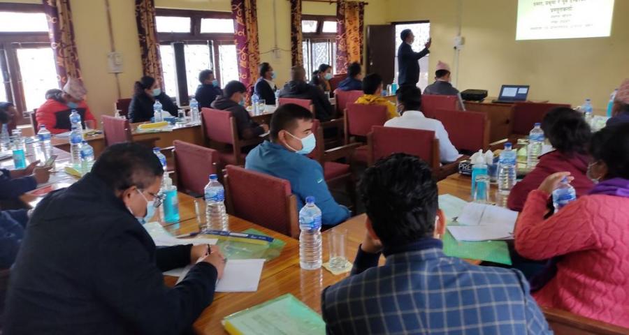 Photos of 3 days training on Public Procurement conducted in Karnali Province