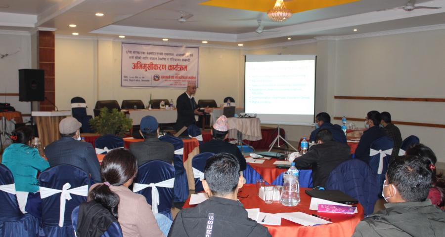 Photos of Orientation Program for Provincial IT Personnel and Formulation of Provincial IT Network and Mobilization