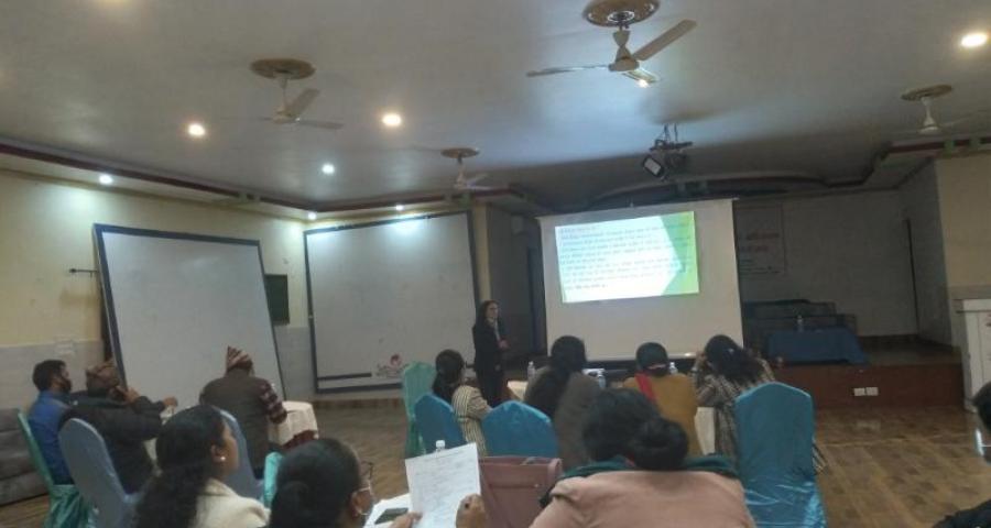 photo of Training on LGs planning process, budgeting and result based monitoring conducted by Province 1